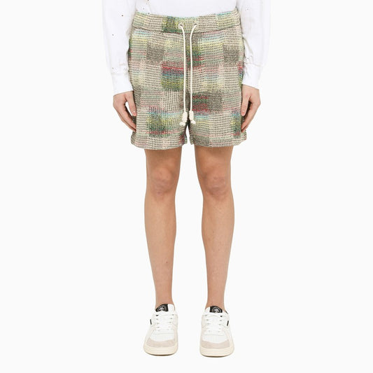 Multicoloured cotton bermuda shorts