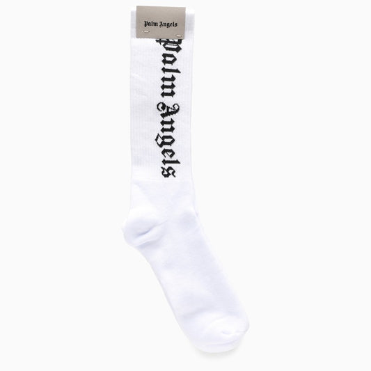 White logoed socks