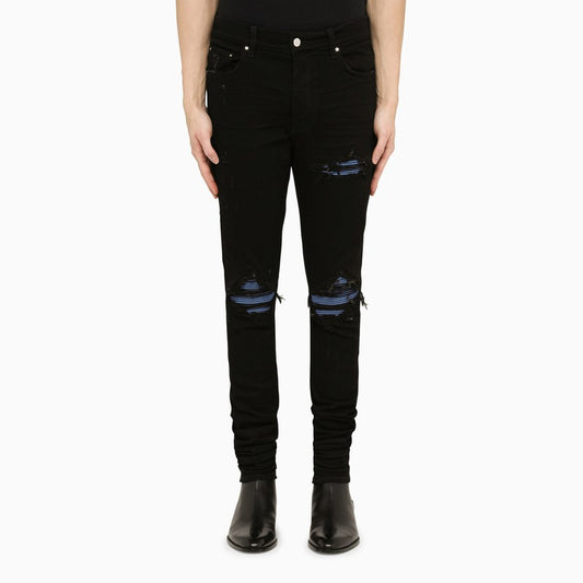 Black skinny jeans with wear SS23MDS003DE/M_AMIRI-018
