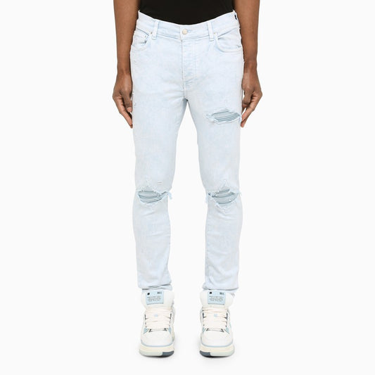 Light blue skinny jeans with wears SS23MDS012DE/M_AMIRI-853